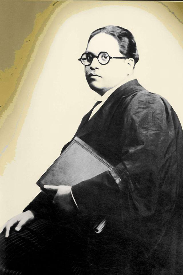 B. R. Ambedkar as a barrister in 1922